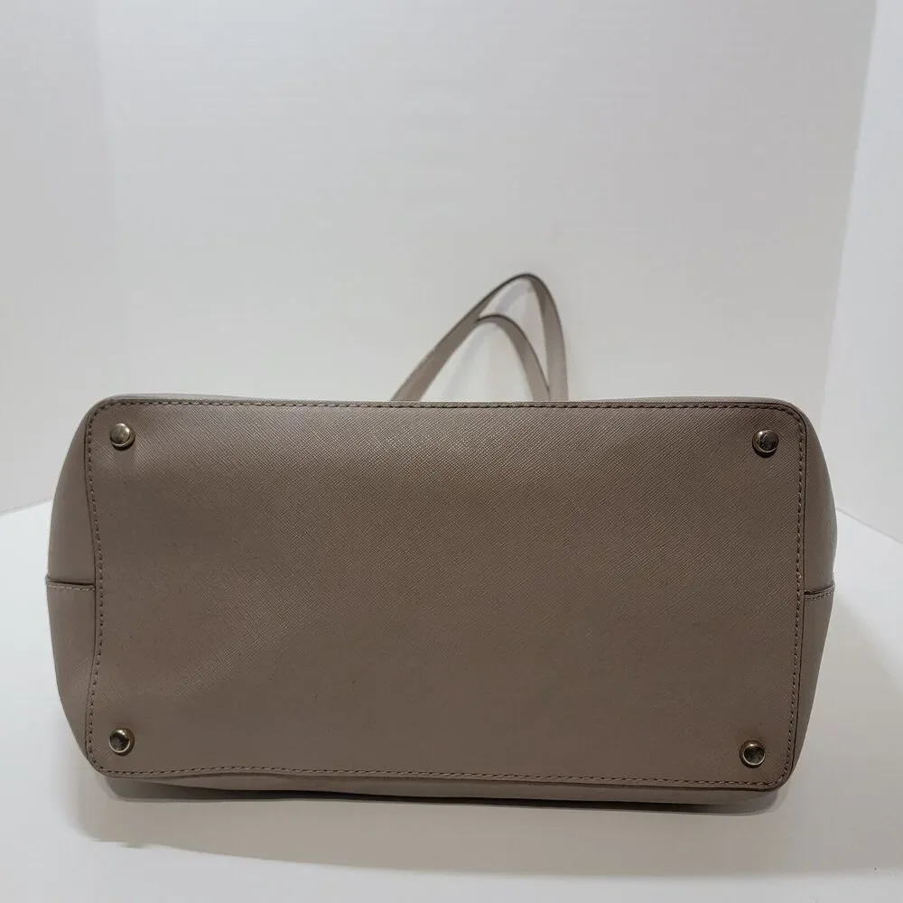Kate‎ Spade Large Grand Street Harmony Colorblock Tote in Cream and Dove Gray